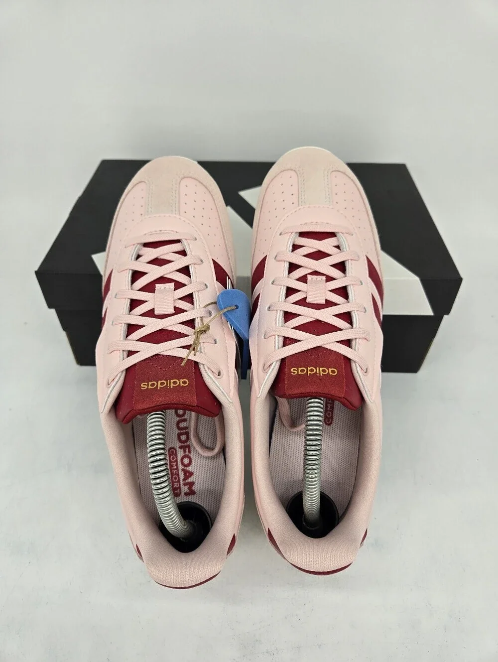 adidas Women's Barreda Lo KI9262 Sandy Pink Victory Red Shoes Size 8.5